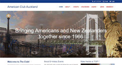 Desktop Screenshot of americanclub.org.nz